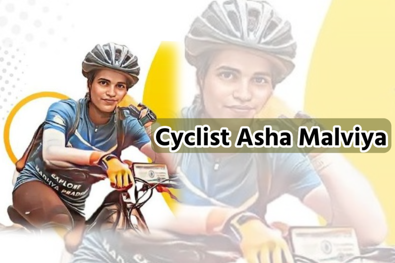 Cyclist Asha Malviya