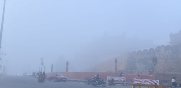 fog in bikaner