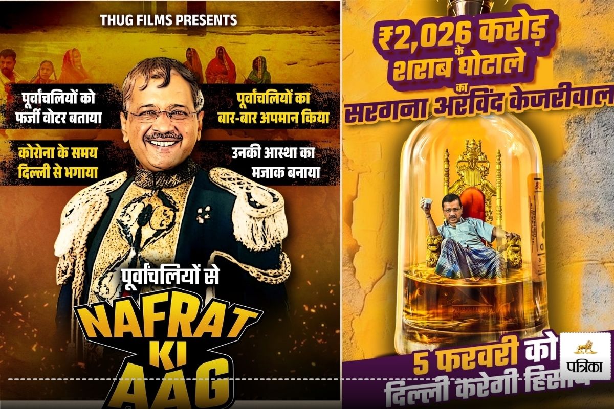 Delhi Election Poster War