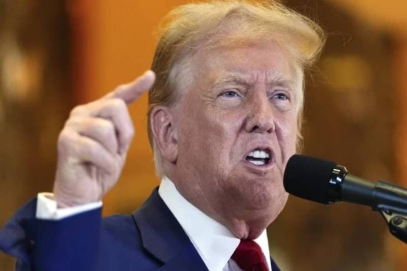 Donald Trump in Action mode