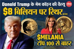 Donald Trump के मेम कॉइन की वैल्यू $8 बिलियन पर स्थिर, $MELANIA टॉप 100 से बाहर,
Market Cap $760 मिलियन तक पहुंचा - image