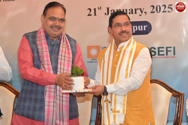 Energy Minister Prahlad Joshi and CM Bhajanlal