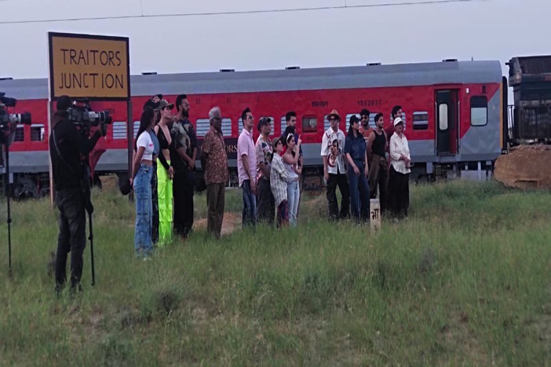 Film Shooting in Railway Station