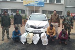 Hemp smuggling: पुलिस बोली- कार चेक कराओ, तो कहा- कुछ नहीं है साहब, हमें जाने
दीजिए, तलाशी में मिला 10.52 लाख का गांजा, 3 गिरफ्तार - image