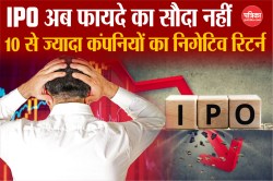 IPO अब फायदे का सौदा नहीं, Issue Price से नीचे ट्रेड कर रहीं कंपनियां, 4 महीनों
में 10 से ज्यादा कंपनियों ने दिया निगेटिव रिटर्न - image