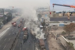 Jaipur Gas Tanker Blast: जयपुर-अजमेर हाइवे पर भांकरोटा अग्निकांड के बाद NHAI का
बड़ा एक्शन, यहां जानें - image