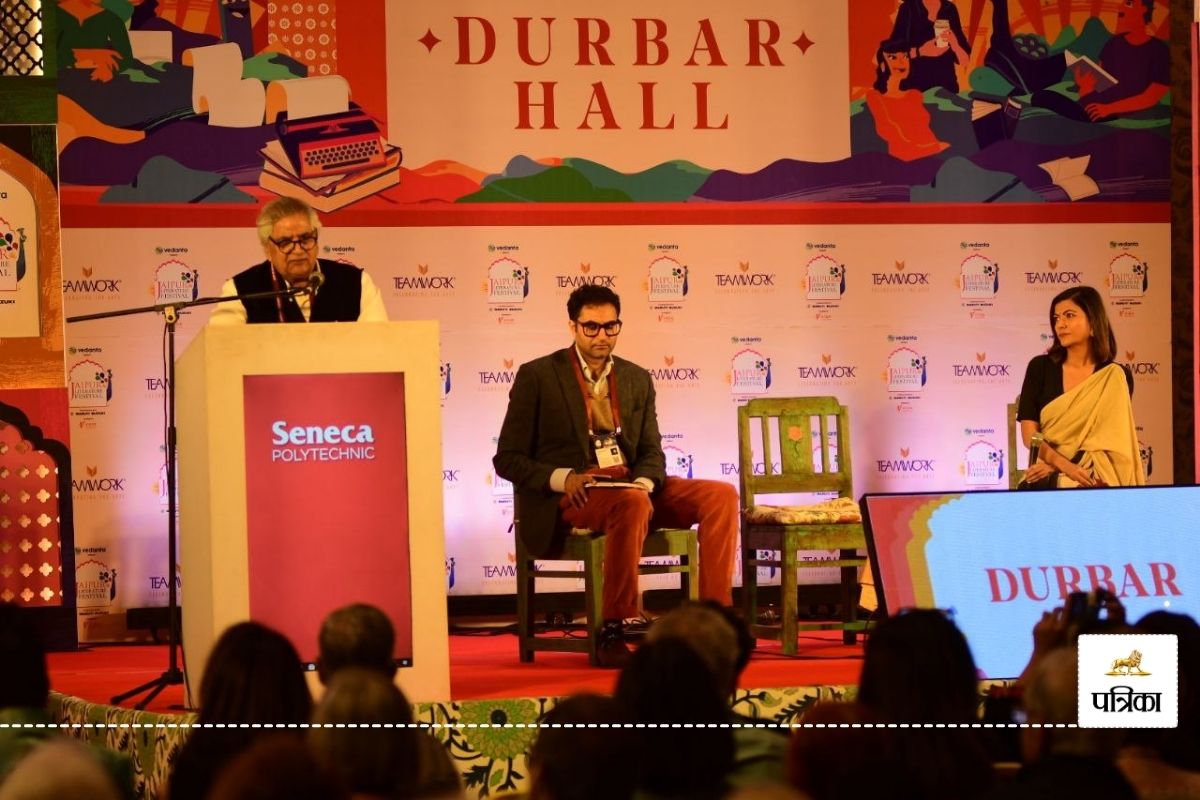 Jaipur Literature Festival 2025 When Gandhi Walk Common People Crowd used to walk with him