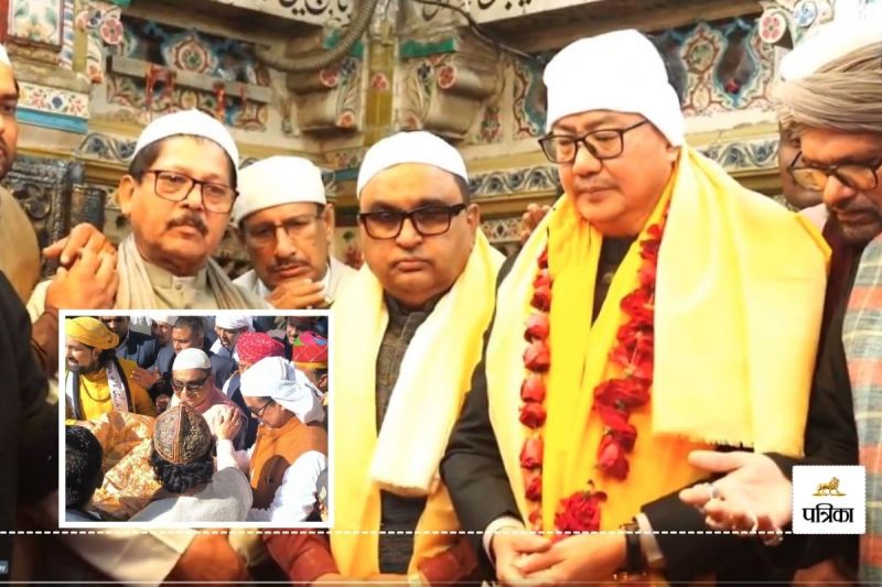 PM Modi Chadar was Offered Khwaja Moinuddin Chishti Dargah in Ajmer Kiren Rijiju said it is an Old Tradition of Country