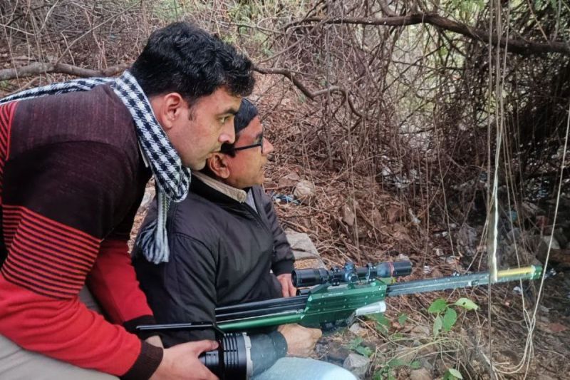 Leopard attacked near Ganesh temple on canal in Jaipur