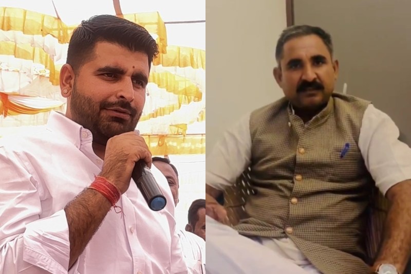 MLA Ravindra Bhati and Anoop Singh Rathore