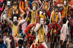 MahaKumbh Mela 2025: महाकुंभ में 8000 संन्यासी बनेंगे नागा साधु, जानिए कैसे बनते
है नागा साधु - image