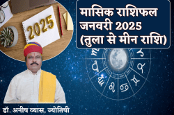 Masik Rashifal January 2025: तुला राशि वालों को जनवरी में निवेश से बड़ा लाभ,
जानें मीन तक के लोगों का कैसा रहेगा हाल - image