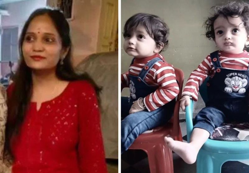 मां ने दो जुडवां बच्चों को जहर देकर मारा, खुद ने भी खाया, तीनों की मौत