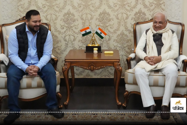 Newly appointed Bihar Governor Arif Mohammed Khan meets Tejashwi Yadav