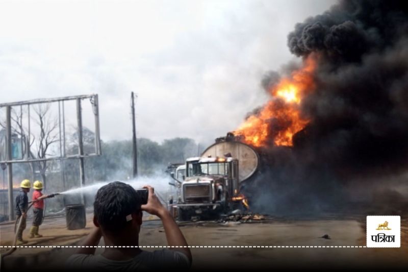 explosion in fuel tanker in Nigeria at least 70 people killed