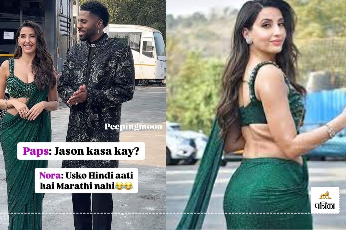 Green Saree में Nora Fatehi ने ढाया कहर, जानें हसीना के आउटफिट डिटेल्स