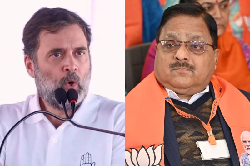 Rahul Gandhi and Radhamohan Das