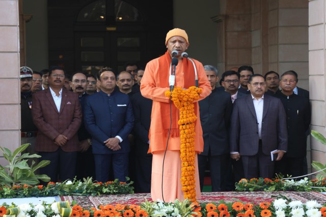 Republic Day flag hoisting Yogi Adityanath