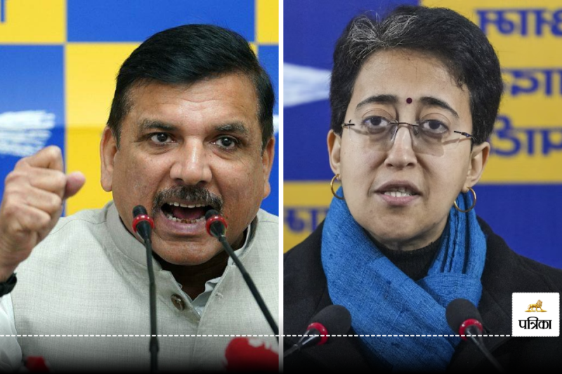 Sanjay Singh And Delhi CM Atishi