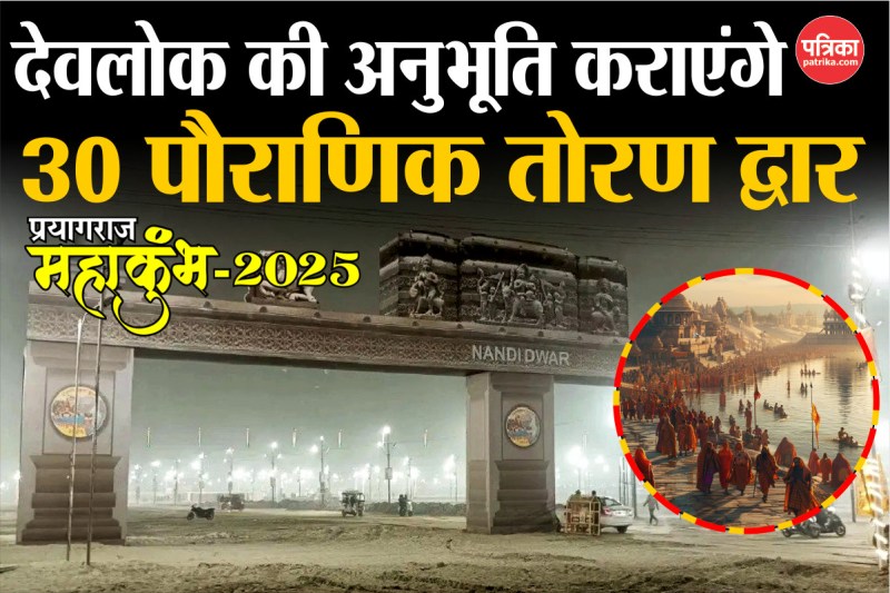 mahakumbh , mythological archway, pryagraj, kumbh mela, प्रयागराज कुंभ, महाकुंभ