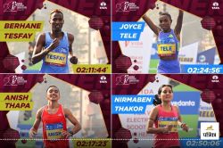 Mumbai Marathon: इरिट्रिया के बेरहेन टेस्फे ने जीता मुंबई मैराथन, भारतीयों में
अनीश थापा ने मारी बाजी, जानें विजेताओं के नाम और इनाम राशि - image