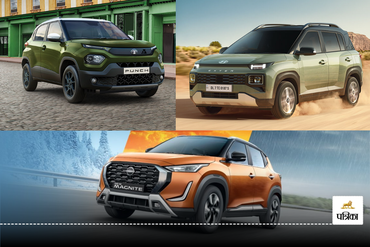 Tata Punch vs Nissan Magnite vs Hyundai Exter