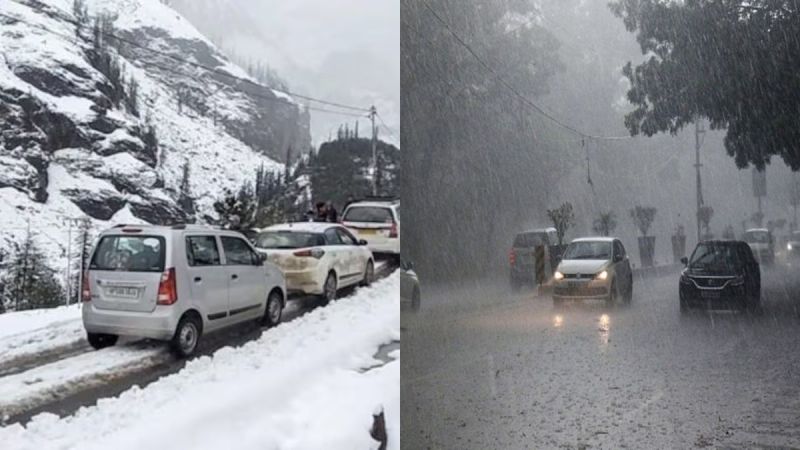 There may be rain and snowfall in Uttarakhand for two days from today