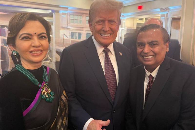 Trump Mukesh and Tina