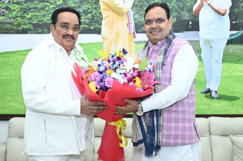 Union Minister CR Patil and CM Bhajanlal