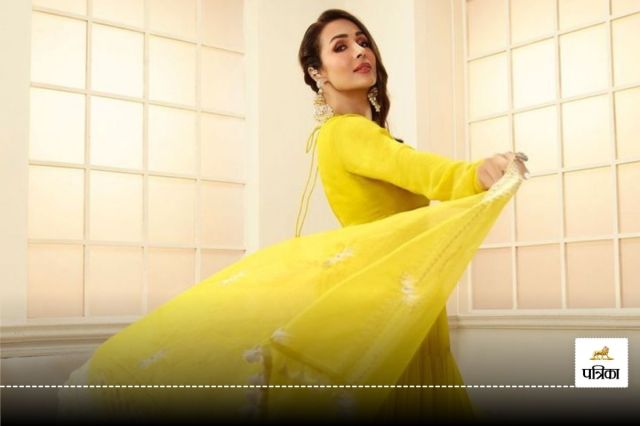 Yellow Anarkali Suit