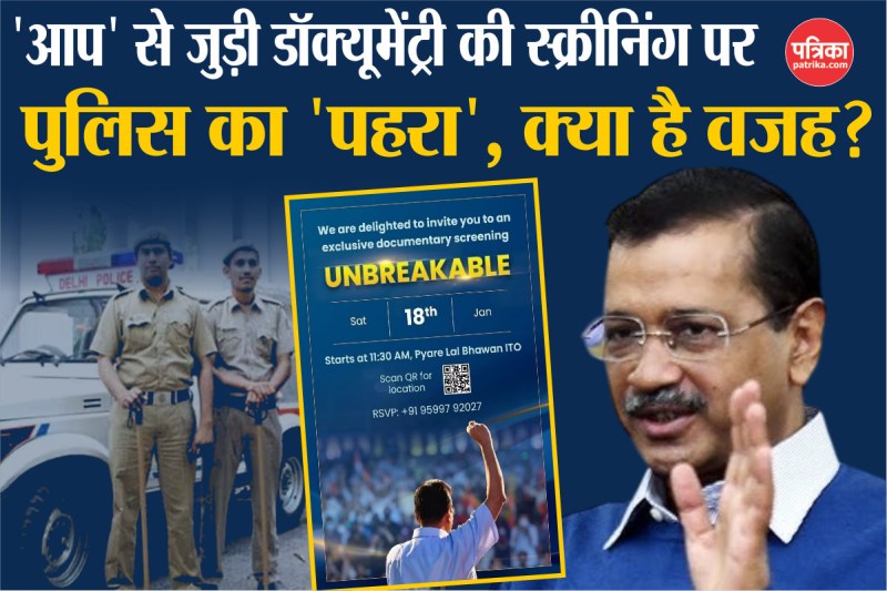 Unbreakable Screening Bans: अरविंद केजरीवाल से जुड़ी डॉक्यूमेंट्री की स्क्रीनिंग पर क्यों लगी रोक? दिल्ली पुलिस ने बताई बड़ी वजह