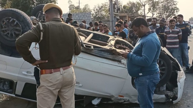 accident in jhnjhunu