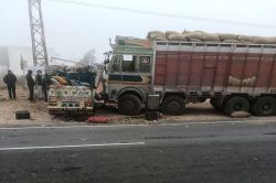 वीडियो : Nagaur accident news, कोहरे का कोहराम, दो की मौत, चार घायल - image