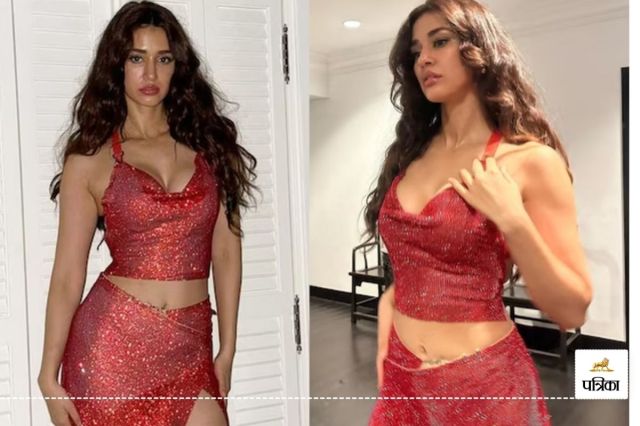 Bollywood diva inspired red dress