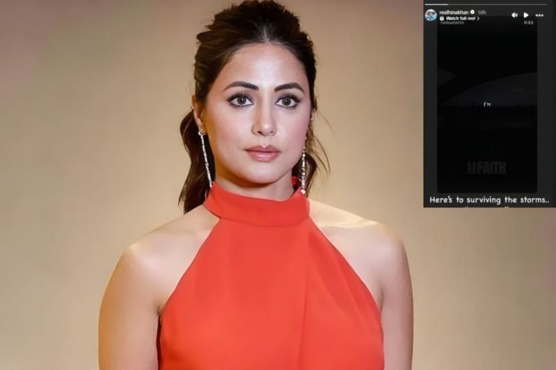 Hina Khan Shares Emotional Post For the new year about surviving storms