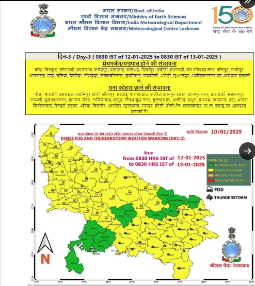 Uttar Pradesh Weather Update