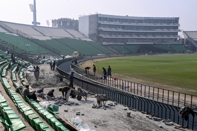 Gaddafi Stadium in Lahore