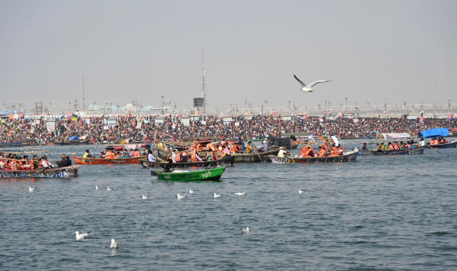 Akhilesh Yadav in Mahakumbh