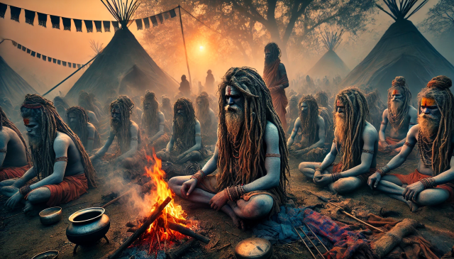 Naga Sadhus at Mahakumbh 2025