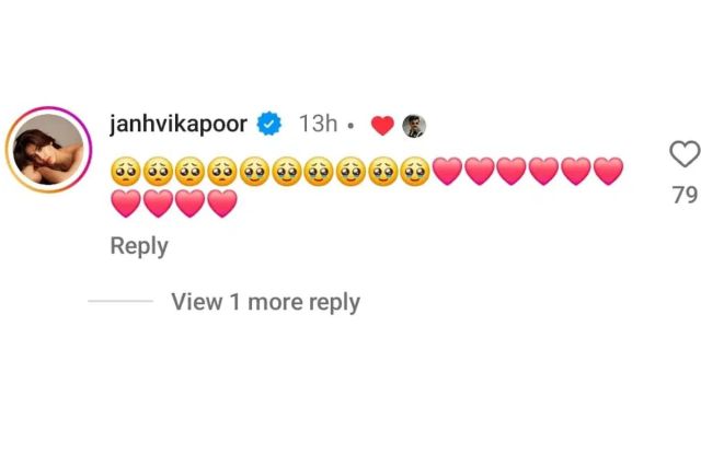 Janhvi Kapoor Reacts