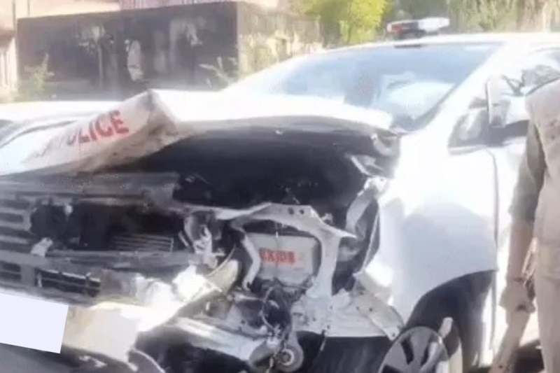 Farooq Abdullah Escort Accident