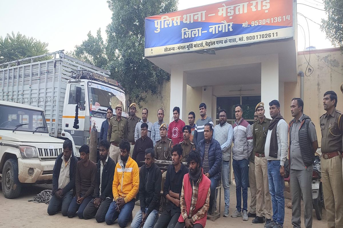 video–एटीएम उखाड़ ले जाने का प्रयास करने वाले सात आरोपी गिरफ्तार