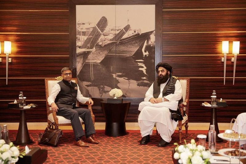 Vikram Misri meets Mawlawi Amir Khan Muttaqi