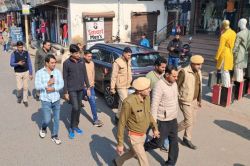 फायरिंग करने वाले दोनों आरोपियों का पुलिस ने निकला जुलूस  - image