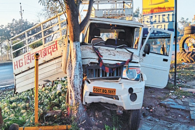 Accident in rajnandgaon