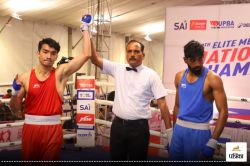 8th Elite Men National Boxing Championship: पुरुष राष्ट्रीय मुक्केबाजी के
क्वार्टर फाइनल में शिव थापा और सचिन - image