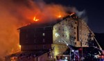 Resort in Turkey catches fire
