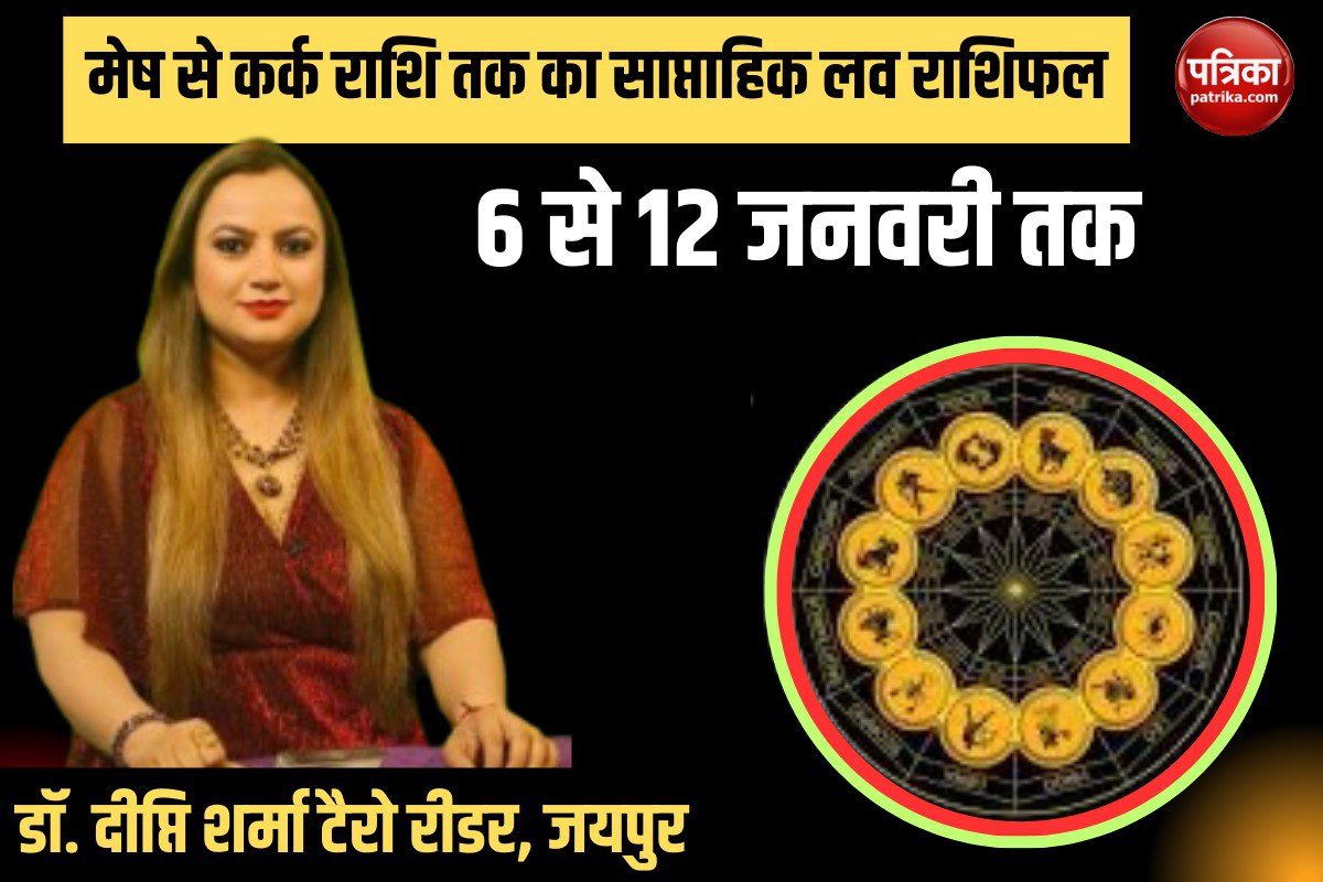 Weekly Love Horoscope: इन दो राशि के प्रेमियों को मिलेगा बेपनाह प्यार, मिलेगा
रोमांटिक ट्रिप का मौका - image