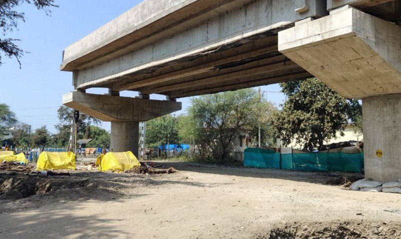 लाइन शिफ्टिंग के साथ शुरू हुआ आरओबी का कार्य