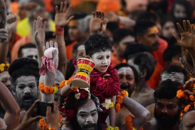 A young Naga Sadhu